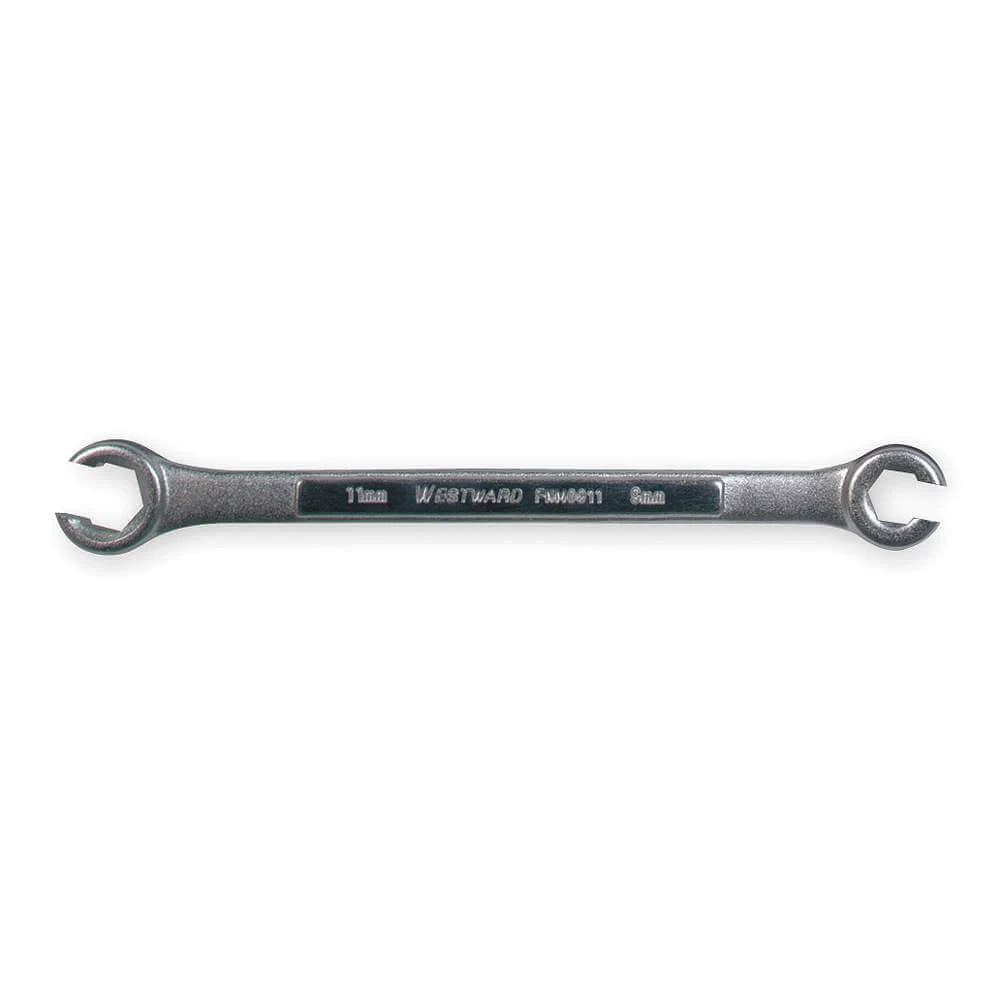 WESTWARD 5MR53 Flare Nut Wrench Metric 6-14in L 1 WESTWARD 5MR53 Flare Nut Wrench Metric 6-14in L