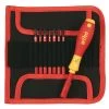 WIHA 28391 Multi-bit Screwdriver Insulated 8 Pc