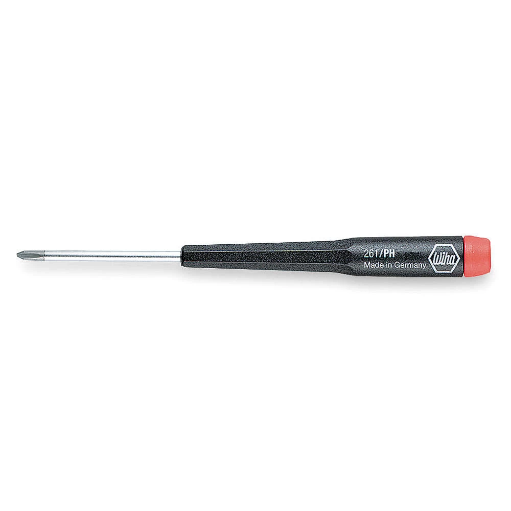 WIHA 26100 Precision Phillips Screwdriver #00 4.7in 1 WIHA 26100 Precision Phillips Screwdriver #00 4.7in