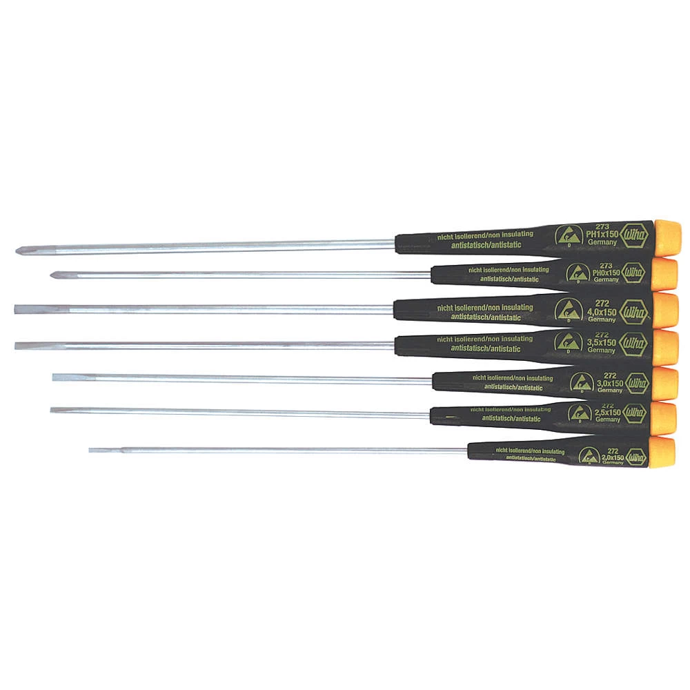 WIHA 27393 Precision Driver Set Slottedphillips 7pcs 1 WIHA 27393 Precision Driver Set Slottedphillips 7pcs