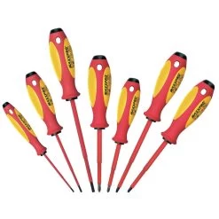 WITTE 9T 653746 Screwdriver Set Insulated Slottedphillips 7pc