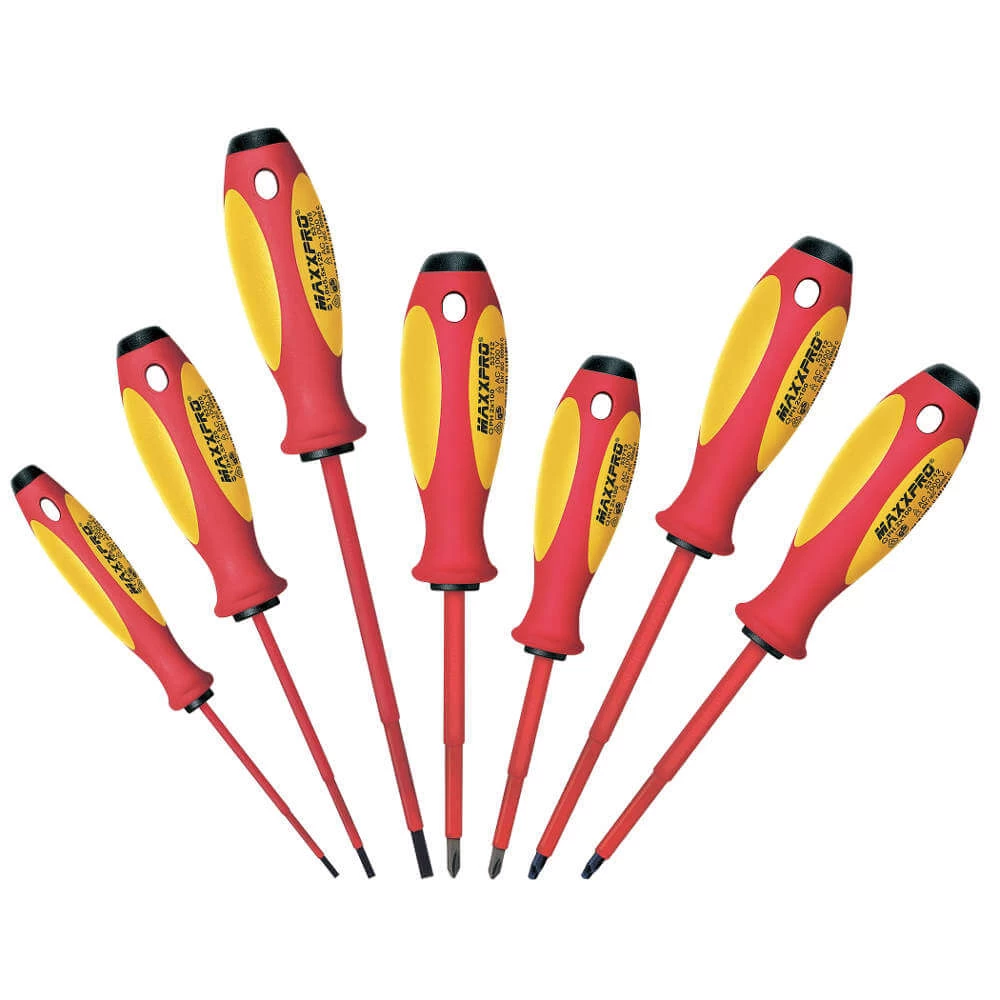 WITTE 9T 653746 Screwdriver Set Insulated Slottedphillips 7pc 1 WITTE 9T 653746 Screwdriver Set Insulated Slottedphillips 7pc