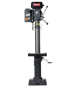 DAKE CORPORATION 977400V Drill Press, Floor Type, 1.25 Inch Drill Capacity, Variable Speed, 110V