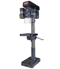 DAKE CORPORATION 977701V Drill Press, Floor Type, 1 Inch Drill Capacity, Auto Feed, Variable Speed, 110V