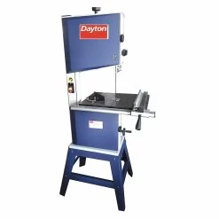 DAYTON 400H58 Band Saw, Vertical AC, 13 Inch Throat Depth, 0 To 45 Deg., 1 Phase