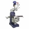 DAYTON 467K95 KneeColumn Milling Machine, 10 Inch Table Length, 54 Inch Table Width, 5 HP