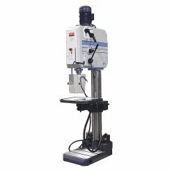 DAYTON 467L02 Floor Drill Press, Geared Head, Fixed, 105 RPM To 1800 RPM, 230V AC, 28 Inch Swing