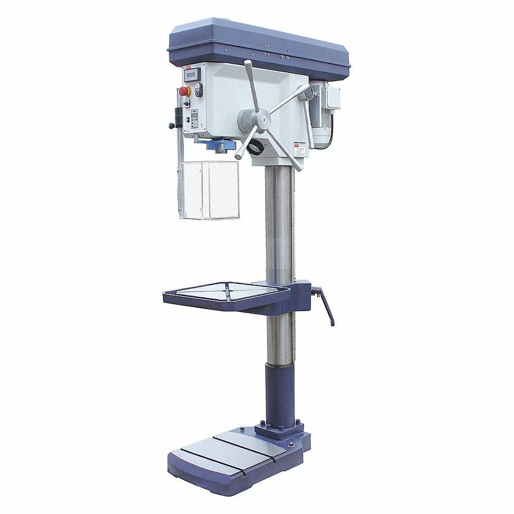 DAYTON 53UH03 Floor Drill Press, Belt, Fixed, 150 RPM To 4000 RPM, 230V AC, 22 Inch Swing 1 DAYTON 53UH03 Floor Drill Press, Belt, Fixed, 150 RPM To 4000 RPM, 230V AC, 22 Inch Swing