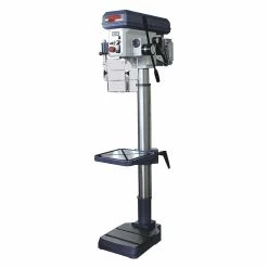 DAYTON 55MJ91 Floor Drill Press, Belt, Variable, 80 RPM To 3500 RPM, 230V AC, 16 Inch Swing