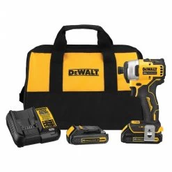 DEWALT DCF809C2 Cordless Impact Driver, 14 Inch Size, 20V, 1700 Inch Lbs Maximum Torque