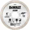 DEWALT DW4790 4 Inch WetDry Diamond Saw Blade, Segmented Rim Type, Application Specialty