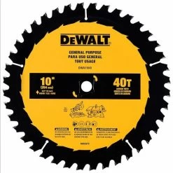 DEWALT DWA11040 Circular Saw Blade, 10 Inch Blade Dia., 40 Teeth, 0.094 Inch Cut Width