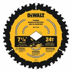 DEWALT DWA171424B10 Circular Saw Blade, 7 14 Inch Blade Dia., 58 Inch Arbor