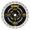 DEWALT DWA31724D Circular Saw Blade, 7 14 Inch Blade Dia., 58 Inch Arbor