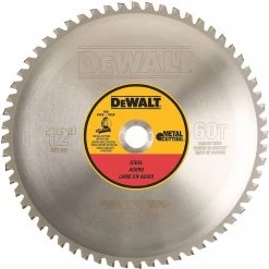 DEWALT DWA7737 12 Inch Carbide Metal Cutting Circular Saw Blade, No. Of Teeth 60