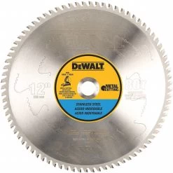 DEWALT DWA7739 Circular Saw Blade, 12 Inch Size, Stainless Steel, Number Of Teeth 80