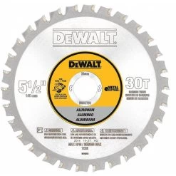 DEWALT DWA7760 Circular Saw Blade, 5-12 Inch, Carbide, Aluminium Cutting, Number Of Teeth 30