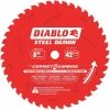 DIABLO D0842CF 8 Inch Cerment SS Cutting Circular Saw Blade, No. Of Teeth 42