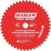 DIABLO D0946CF 9 Inch Cerment SS Cutting Circular Saw Blade, No. Of Teeth 46