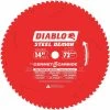 DIABLO D1472CF 14 Inch Cerment SS Cutting Circular Saw Blade, No. Of Teeth 72