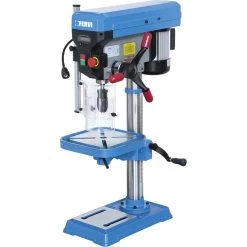 FERVI 0242 Drill Press, With Drive Belt, 16 Mm Drilling Capacity, 85 Mm Spindle Travel
