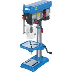 FERVI 0750CM3 Drill Press, With Drive Belt, 16 Mm Drilling Capacity, 80 Mm Spindle Travel