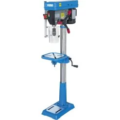 FERVI 0752CM3 Floor Drill Press, With Drive Belt, 16 Mm Drilling Capacity, 80 Mm Spindle Travel