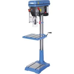 FERVI 0754400V Floor Drill Press, With Drive Belt, 20 Mm Drilling Capacity, Three Phase Motor