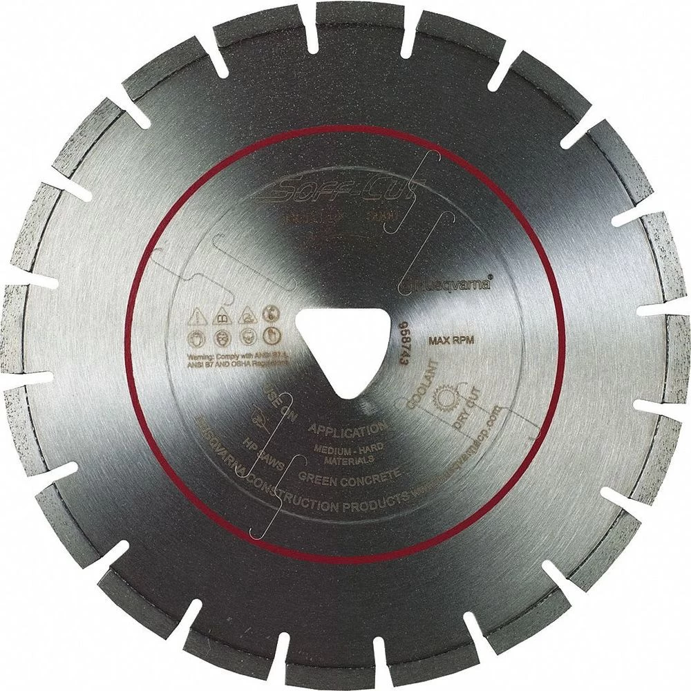 HUSQVARNA FLX14-3000PV 14 14 Inch Wet Diamond Saw Blade, Segmented Rim Type, Application Demolition 1 HUSQVARNA FLX14-3000PV 14 14 Inch Wet Diamond Saw Blade, Segmented Rim Type, Application Demolition