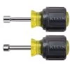 KLEIN TOOLS 610M Magnetic Stubby Nut Driver Kit, Shafts 1-12 Inch, 10 Pack