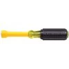 KLEIN TOOLS 640-12 Hollow Shaft Nut Driver, Coated Shaft, 12 Inch Size, 3 Inch Shaft Length