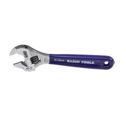 KLEIN TOOLS D86932 Slim Jaw Adjustable Wrench, 4 Inch Size