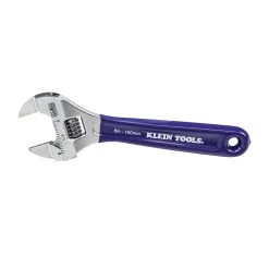 KLEIN TOOLS D86934 Slim Jaw Adjustable Wrench, 6 Inch Size