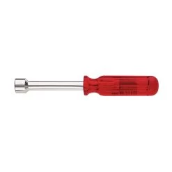 KLEIN TOOLS S20 Hollow Nut Driver, Shank Length 4 Inch, Driver Size 58 Inch