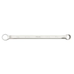 MARTIN SPROCKET 8039 Offset Double Box Wrench, SAE, 12 Point, 1 14 X 1 716 Inch Size, Chrome, Steel