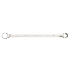 MARTIN SPROCKET 8040C Offset Double Box Wrench, SAE, 12 Point, 1 38 X 1 716 Inch Size, Chrome, Steel
