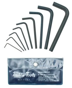 MARTIN SPROCKET 9SM Wrench Set, Hex Key, Pack Of 9