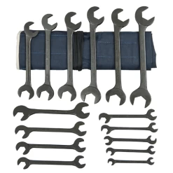 MARTIN SPROCKET BOB15K Wrench Set, SAE, Industrial Black, Steel, Pack Of 15