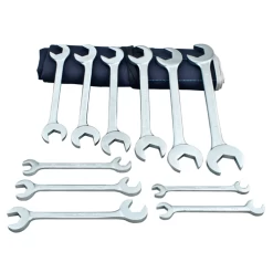 MARTIN SPROCKET OB11K Wrench Set, SAE, Chrome, Steel, Pack Of 11