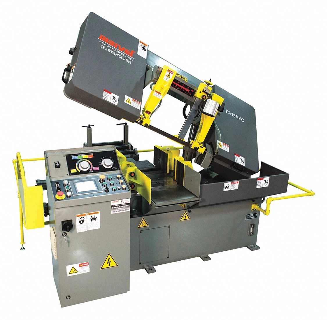 MARVEL PA133MPC230 Band Saw, 13 Ft. 6 Inch Blade Length, Automatic 1 MARVEL PA133MPC230 Band Saw, 13 Ft. 6 Inch Blade Length, Automatic