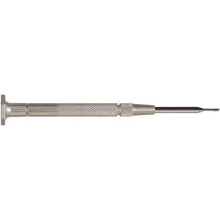 MOODY TOOL 51-1523 Mini Slotted Screwdriver, Steel Handle, 0.040 Size