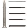 MOODY TOOL 55-0101 Precision Screwdriver Set, 6 Pc. Steel, 5 Blades And 1 Handle