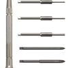 MOODY TOOL 58-0140 Hex Driver Set, 6 Pc. Steel Handle Cross Point And, 5 Blades And 1 Handle