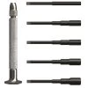 MOODY TOOL 58-0179 Nut Driver Set 6 Pc. Magnetic Handle, 5 Blades And 1Handle