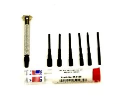 MOODY TOOL 55-0185 Nut Driver Set 7 Pc. Mag. Handle Metric, 6 Blades And 1 Handle