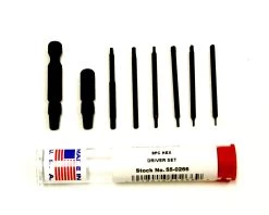 MOODY TOOL 55-0266 Adapter Set, 6 Blades And 2 Adapters