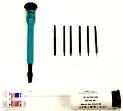 MOODY TOOL 55-0358 Hex Driver Set, 7 Pc. Interchangeable Esd-Safe Metric, 6 Blades And 1 Handle