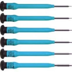 MOODY TOOL 57-0359 Hex Driver Set, 6 Pc. Fixed Esd-Safe Metric, 6 Complete Drivers