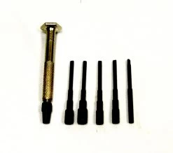 MOODY TOOL 58-0142 Nut Driver Set 6 Pc. Steel Handle, 5 Nut Drivers And 1 Handle