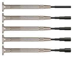 MOODY TOOL 58-0150 Nut Driver Set 5 Pc. Steel Handle, 5 Complete Nut Drivers